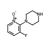 CAS#: 85386-95-4， 1-(3-Fluoro-1-oxido-2-pyridinyl)piperazine