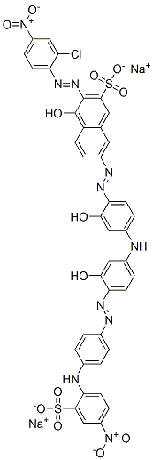 CAS#: 85391-43-1， Disodium 3-[(2-Chloro-4-Nitrophenyl)Azo]-4-Hydroxy-7-[[2-Hydroxy-4-[[3-Hydroxy-4-[[4-[(4-Nitro-2-Sulphonatophenyl)Amino]Phenyl]Azo]Phenyl]Amino]Phenyl]Azo]Naphthalene-2-Sulphonate