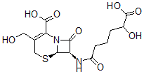 CAS#: 85416-37-1， (6R,7R)-7-[(5,6-Dihydroxy-1,6-dioxohexyl)amino]-3-(hydroxymethyl)-8-oxo-5-thia-1-azabicyclo[4.2.0]oct-2-ene-2-carboxylic acid