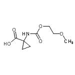CAS 登录号：85452-38-6， 1-{[(2-甲氧基乙氧基)羰基]氨基}环丙烷羧酸