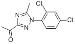 结构式 CAS# 854737-98-7, 3-乙酰基-1-(2,4-二氯苯基)-5-甲基-1,2,4-三唑