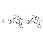 CAS#: 85480-88-2， Bis{3-(3-amino-3-oxopropyl)-2-[(1-ethyl-2-phenyl-1H-indol-3-yl)diazenyl]-1,3-benzothiazol-3-ium} tetrachlorozincate(2-)