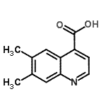 CAS#: 854858-79-0， 6,7-Dimethyl-4-quinolinecarboxylic acid