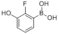 结构式 CAS# 855230-60-3, 2-氟-3-羟基苯硼酸