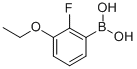 structure of CAS# 855230-61-4, 3-Ethoxy-2-Fluorophenylboronic Acid