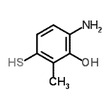 CAS#: 855346-78-0， 6-Amino-2-methyl-3-sulfanylphenol