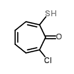 CAS#: 855402-67-4， 2-Chloro-7-sulfanyl-2,4,6-cycloheptatrien-1-one