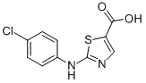 CAS#: 855531-21-4， 2-(4-Chlorophenylamino)-5-Thiazolecarboxylic Acid
