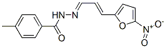 CAS 登录号:85562-35-2, 4-甲基-苯甲酸(3-(5-硝基-2-呋喃基)-2-丙烯亚基)酰肼