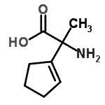 CAS#: 85564-12-1， 2-Amino-2-(1-cyclopenten-1-yl)propanoic acid