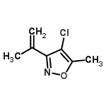 CAS#: 855746-90-6， 4-Chloro-3-isopropenyl-5-methyl-1,2-oxazole