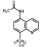 CAS 登录号：855765-83-2， 5-乙酰氨基-8-喹啉磺酸