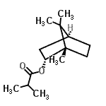 CAS#: 85586-66-9， (1S,2R,4S)-1,7,7-Trimethylbicyclo[2.2.1]hept-2-yl 2-methylpropanoate
