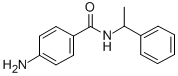结构式 CAS# 85592-75-2, 4-氨基-N-(1-苯基乙基)苯甲酰胺