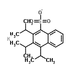 CAS 登录号：85614-32-0， 钾2,3,4-三异丙基-1-萘磺酸酯