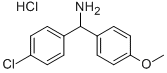 CAS 登录号：856355-54-9， 1-(4-氯苯基)-1-(4-甲氧基苯基)甲胺盐酸盐