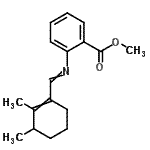 CAS#: 85650-95-9， Methyl 2-{[(2,3-dimethyl-1-cyclohexen-1-yl)methylene]amino}benzoate