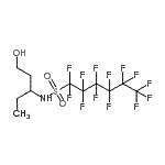 CAS#: 85665-64-1， 1,1,2,2,3,3,4,4,5,5,6,6,6-Tridecafluoro-N-(1-hydroxy-3-pentanyl)-1-hexanesulfonamide