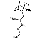 CAS#: 85665-69-6， Ethyl 2-cyano-3-(3,3-dimethylbicyclo[2.2.1]hept-2-yl)propanoate