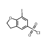 CAS#: 856678-57-4， 7-Iodo-2,3-dihydro-1-benzofuran-5-sulfonyl chloride