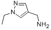 structure of CAS# 856696-09-8, 1-(1-Ethyl-1H-Pyrazol-4-Yl)Methanamine;1-(1-Ethyl-1H-Pyrazol-4-Yl)Methanamine(SALTDATA: FREE);C-(1-ETHYL-1 H-PYRAZOL-4-YL)-METHYLAMINE;1-(1-ETHYL-1H-PYRAZOL-4-YL)METHANAMINE