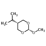CAS#: 85687-64-5， cis-5-Isopropyl-2-methoxy-1,3-dioxane