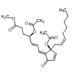 CAS#: 85700-43-2， Methyl (4R,5E,7E,12alpha,14Z)-4,12-diacetoxy-9-oxoprosta-5,7,10,14-tetraen-1-oate