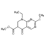 CAS#: 85702-59-6， Methyl 8-ethyl-2-(methylsulfanyl)-5-oxo-5,6,7,8-tetrahydropyrido[2,3-d]pyrimidine-6-carboxylate