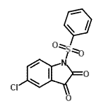 CAS#: 85702-71-2， 5-Chloro-1-(phenylsulfonyl)-1H-indole-2,3-dione
