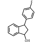 CAS#: 85721-01-3， 3-(4-Fluorophenyl)-1-indanol
