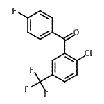 CAS#: 85721-08-0， [2-Chloro-5-(trifluoromethyl)phenyl](4-fluorophenyl)methanone