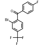 CAS#: 85721-09-1， [2-Bromo-4-(trifluoromethyl)phenyl](4-fluorophenyl)methanone