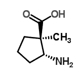 CAS 登录号：85726-01-8， (1R,2R)-2-氨基-1-甲基环戊烷羧酸