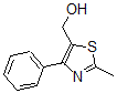 structure of CAS# 857284-12-9, 2-Methyl-4-Phenyl-5-Thiazolemethanol;(2-Methyl-4-Phenyl-1,3-Thiazol-5-Yl)Methanol 97%;(2-METHYL-4-PHENYL-1,3-THIAZOL-5-YL)METHANOL 97;(2-METHYL-4-PHENYL-1,3-THIAZOL-5-YL)METHANOL