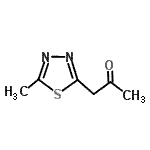 CAS#: 85730-44-5， 1-(5-Methyl-1,3,4-thiadiazol-2-yl)acetone