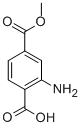 structure of CAS# 85743-02-8, 2-Amino-1,4-Benzenedicarboxylic Acid 4-Methyl Ester;2-AMINO-4-METHOXYCARBONYL BENZOIC ACID;2-Carboxy-5-(Methoxycarbonyl)Aniline