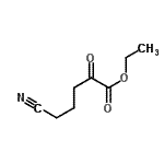 结构式 CAS# 857431-56-2, 乙基5-氰基-2-氧代戊酸酯