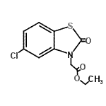 CAS#: 85750-08-9， Ethyl (5-chloro-2-oxo-1,3-benzothiazol-3(2H)-yl)acetate