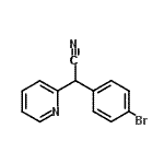 CAS#: 85750-24-9， (4-Bromophenyl)(2-pyridinyl)acetonitrile