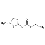 CAS#: 857748-47-1， Ethyl (2-methyl-2,3-dihydro-1,2,4-thiadiazol-5-yl)carbamate