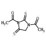 CAS#: 857766-78-0， 1,1'-(2,4-Dithioxo-1,3-imidazolidinediyl)diethanone