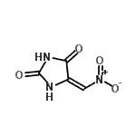 CAS 登录号：857796-00-0， (5E)-5-(硝基甲基烯)-2,4-咪唑烷二酮