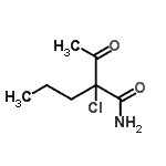 CAS#: 857976-30-8， 2-Acetyl-2-chloropentanamide