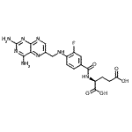 CAS#: 85803-34-5， N-(4-{[(2,4-Diamino-6-pteridinyl)methyl]amino}-3-fluorobenzoyl)-L-glutamic acid