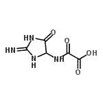 CAS#: 858243-02-4， [(2-Imino-5-oxo-4-imidazolidinyl)amino](oxo)acetic acid