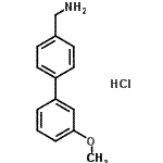 CAS#: 858674-00-7， 1-(3'-Methoxy-4-biphenylyl)methanamine hydrochloride (1:1)