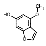 CAS#: 858792-95-7， 4-Methoxy-1-benzofuran-6-ol