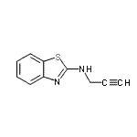CAS 登录号：85902-43-8， N-(2-丙炔-1-基)-1,3-苯并噻唑-2-胺
