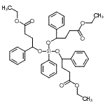 CAS#: 85905-71-1， Ethyl 9-(4-ethoxy-4-oxo-1-phenylbutoxy)-4-oxo-7,9,11-triphenyl-3,8,10-trioxa-9-silatetradecan-14-oate
