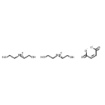 CAS#: 85909-55-3， Bis[2-hydroxy-N-(2-hydroxyethyl)ethanaminium] (2Z)-2-butenedioate